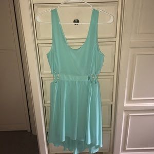 High-low pastel sundress